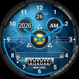 Simple Blue Watch