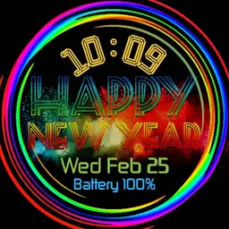Happy Colorful New Year