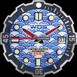 WDS Blue Seigaiha Wave