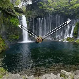 waterfall lagoon
