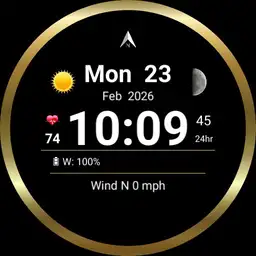 Galaxy Watch 5 Pro Gold Face