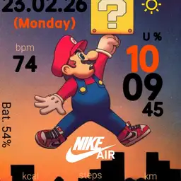 Mi Watch Super Mario Jordan Orange 2.0