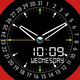 simple lines calendar stopwatch