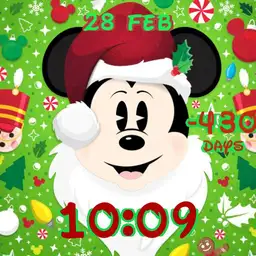Santa Mickey Countdown