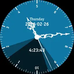 Sun Rise and Set Decimal Time Watch