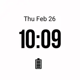 test watch white simple