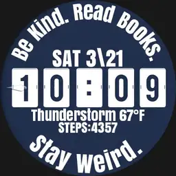 be kind. read books. stay weird.