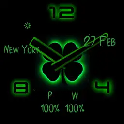 st Patricks day 4 leaf clover Copy by geri credit to original designer