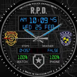 R.P.D. Digital Analogue Map Green