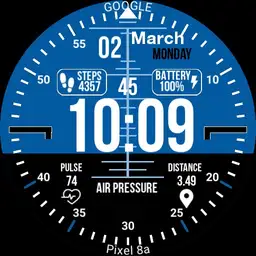 blue-black watch