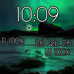 my screen saver northern lights