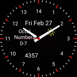 Octal Numbers, 0-7