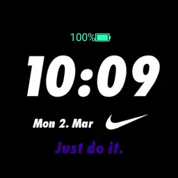Nike Clean Sport Watchface
