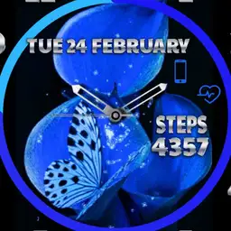 brit blue butterfly
