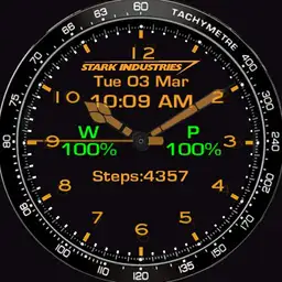Simple Stark Industries watchface
