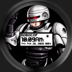Robocop Digital Watch Animated