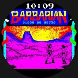 Barbarian ZX Spectrum with rim markers