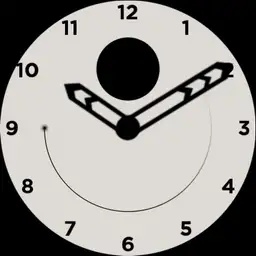 black and white