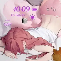 tired anime girl