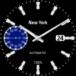 Classic blue dial