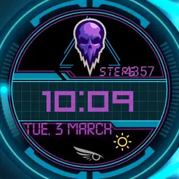 PURPLE SKULL
