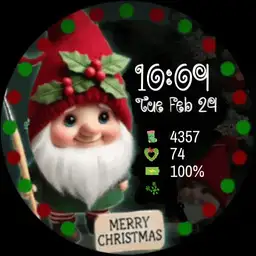 Blinking Christmas Gnome