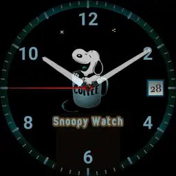 Coffee and Snoopy Blue