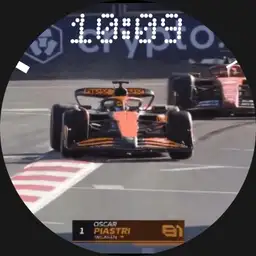 F1 powerslide with rim markers