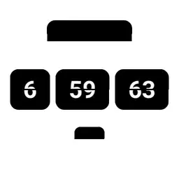 Flip Clock Decimal Time Watch Face