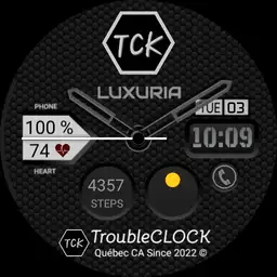 TroubleClock Black Luxuria