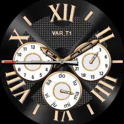 Michael Ks Rose Gold and Black Date