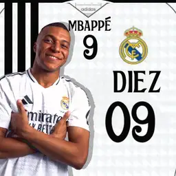 MBAPPE 9. Real Madrid 3