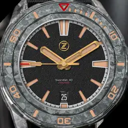 Zelos Swordfish Crystallized Titanium Diver L.E.