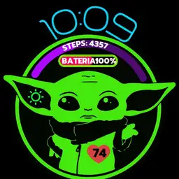 baby yoda green
