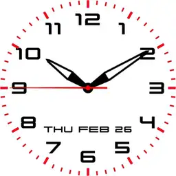 Day/Date Black on White