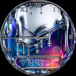 Silver Liquid Illusion