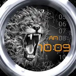 Lion roars ucolor