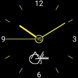 AVGwatch 001 Classic Minimal Basic 1 Yellow