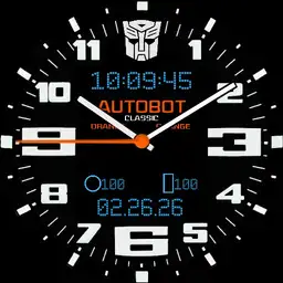 Transformers Classic Orange Purple