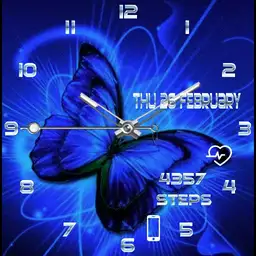 brit blue butterfly