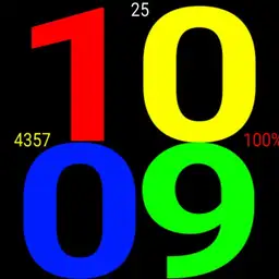 Grandes Numeros Colores Basicos Samsung watch4