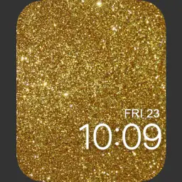 Gold Glitter Glam Watch