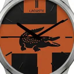 Black and Orange Lacoste