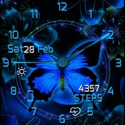 brit blue butterfly