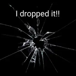 I dropped it
