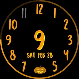 Halloween w/ appearing pumpkin