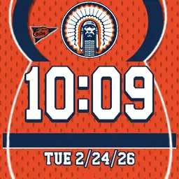 Fighting Illini 2000s Orange Jersey Chief