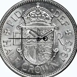 Cupronickel, Half Crown, UK, 1953