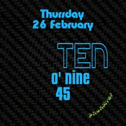 Time Text Carbon