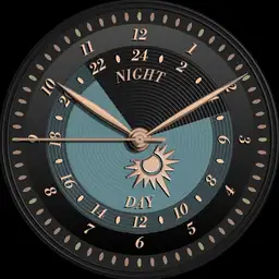 Brute LUMINARIA 24H Day Night Sunrise Sunset Sun Moon Minimalistic Watch